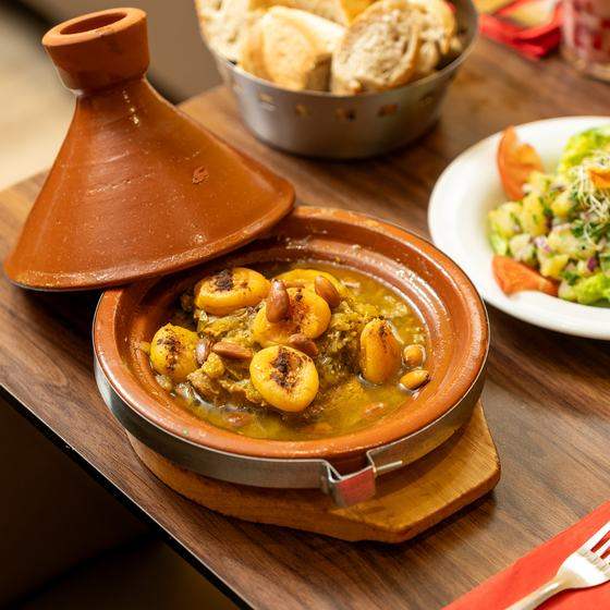 Tajine de crevettes